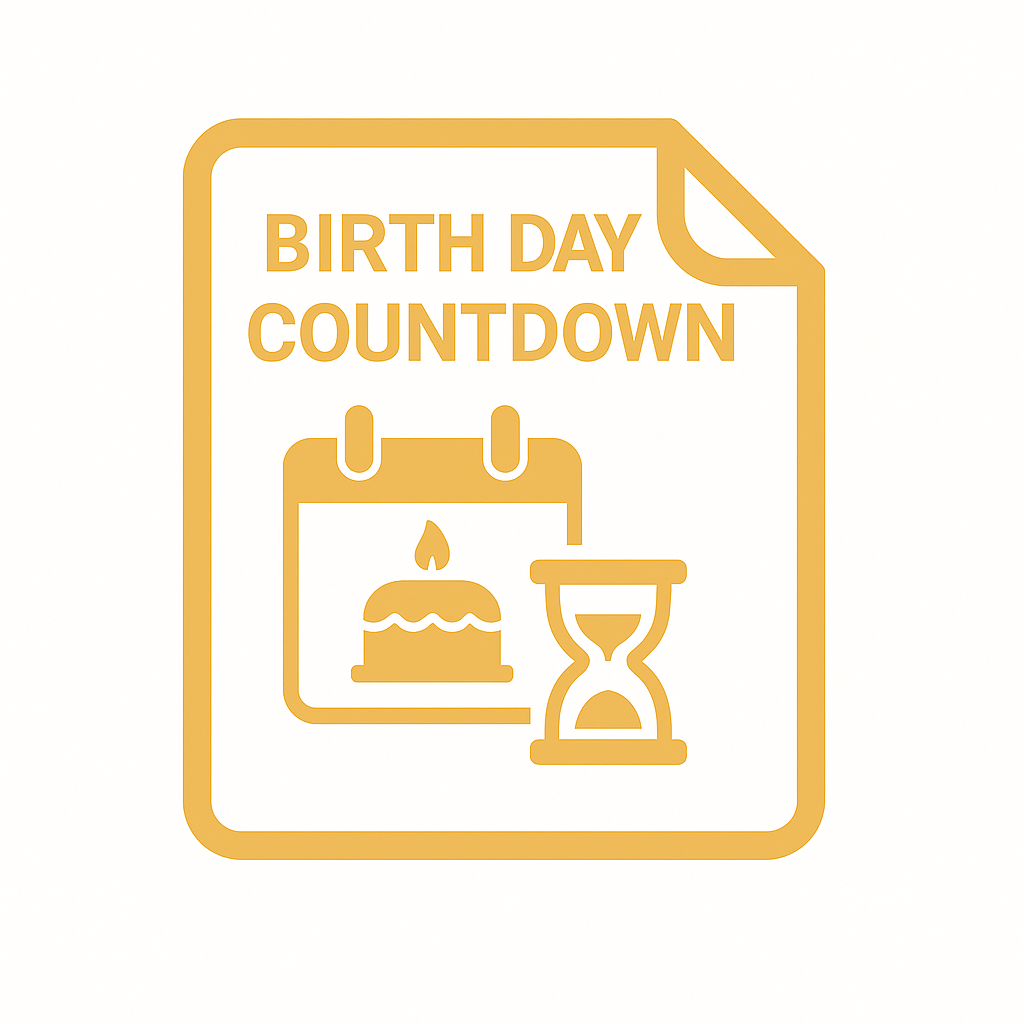 Birth Day Countdown