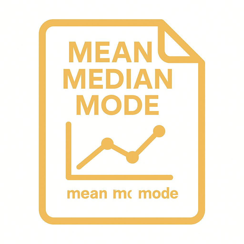 Mean Median Mode Calculator