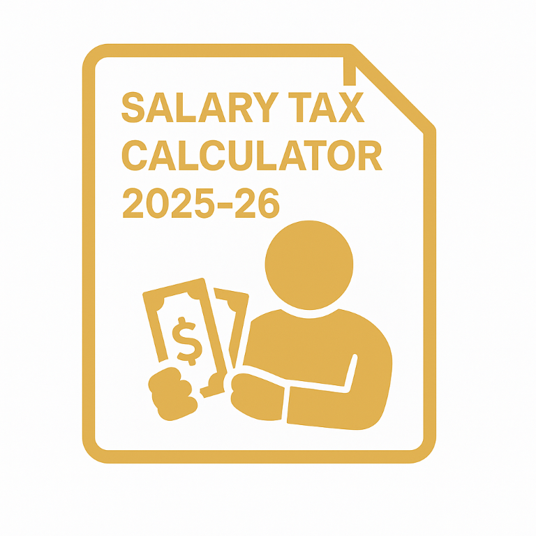SALARY TAX CALCULATOR 2025-26