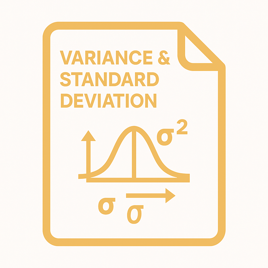 Variance & Standard Deviation Calculator